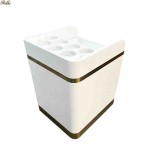 Hair Dresser Trolley Manufacturer - Barber Shop Gold Styling Station Lockable Durable Wooden Cart