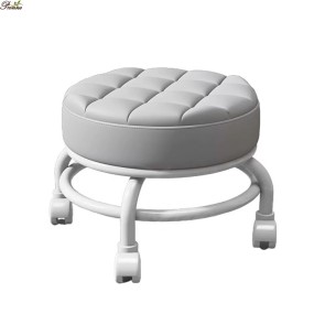 Swivel Staff Chair Manufacturer - Nail Spa Salon Small Adjustable Pedicure with Wheels Chair