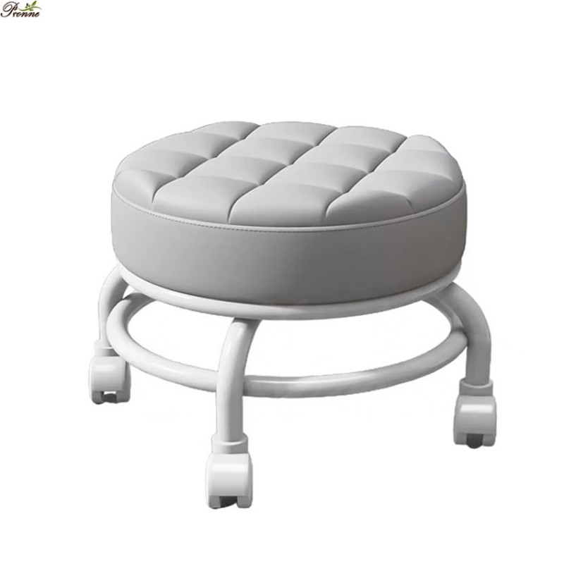 Swivel Staff Chair Manufacturer - Nail Spa Salon Small Adjustable Pedicure with Wheels Chair