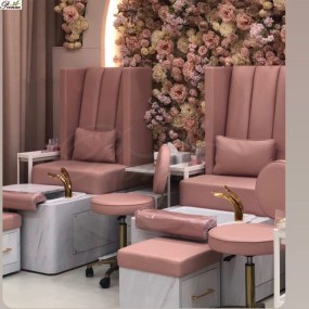 Pedicure Spa Chair Manufacturer - Hot Sale Comfy White Salon Pipeless Jet Pump Whirlpool