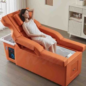 水疗床源头工厂-现代设计按摩洗发床水疗头部水疗法