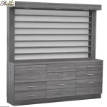 Floor Display Cabinet Factory - Pronne Custom Made Dip Powder Nail Polish Gel with Led Light Rotate Stand