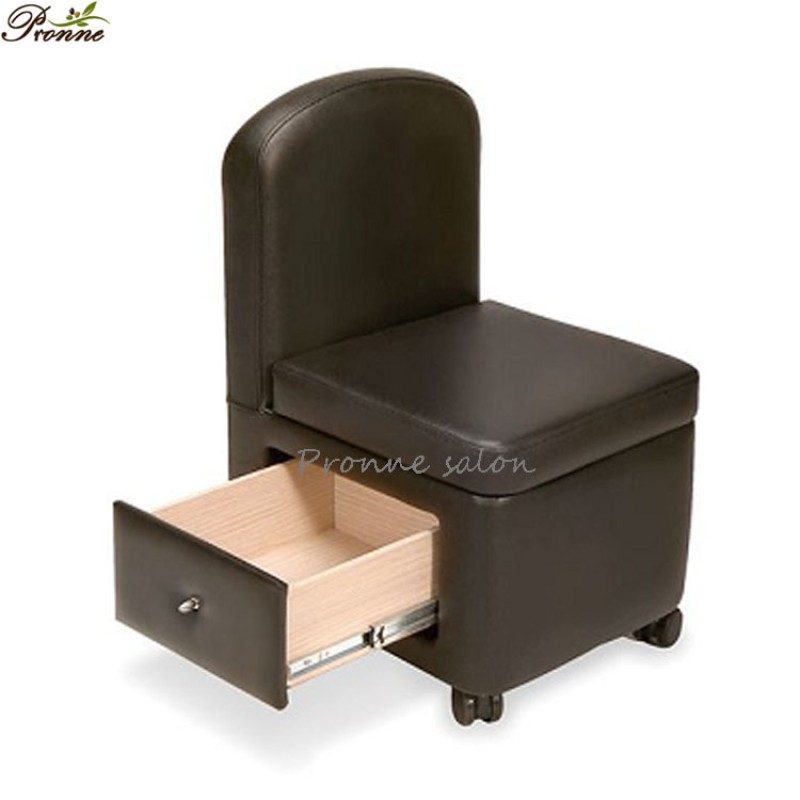 Spa Master Chair Manufacturer - Luxurious Beauty Salon Nail Spa Pedicure Stool With Back