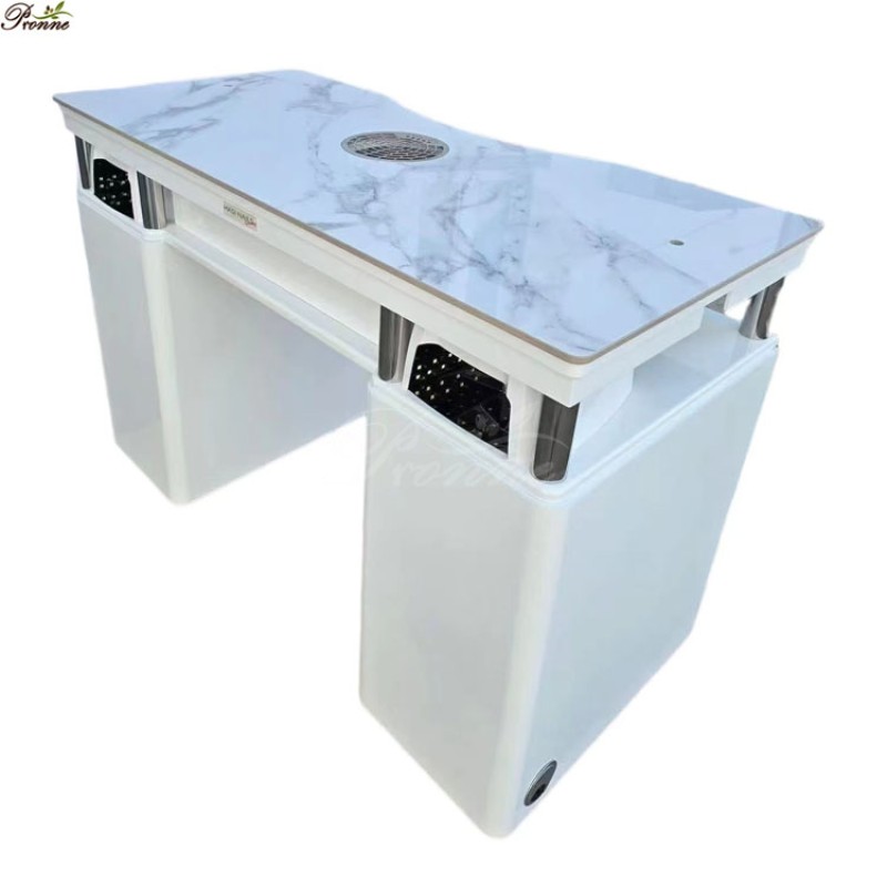 Manicure Table Factory - Modern Design European Salon Furniture Wholesale Single with Aspirator