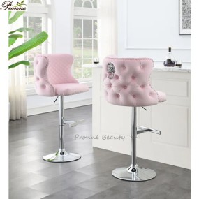Counter Bar Table Chair Manufacturer - New Design Comfortable Adjustable Swivel Height Bar Stools with Backrest