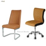 Bar Stool Manufacturer - European Style Elegant Metal Adjustable Gold Nail Salon Leather High Bar