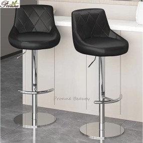 High Chair Factory - Factory Wholesale Luxury Modern Strength High Stool Rotatable Lift with Backrest