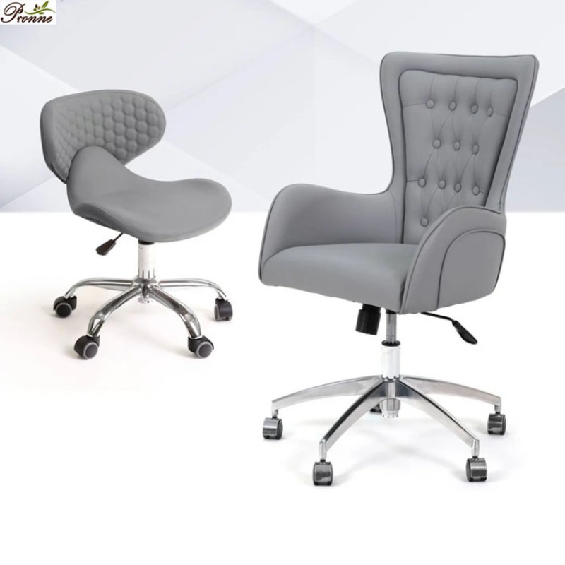 Manicure Chair Factory - Beauty Salon Modern Diana Chair Combo with Wheels for Customer
