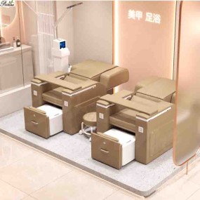Pedicure Station Manufacturer - Nordic Modern Single Fabric No Plumbing Sofa Throne
