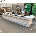 Manicure Station Manufacturer - Luxury Nail Salon Equipment Wholesale Custom Made White Gray with Drawers