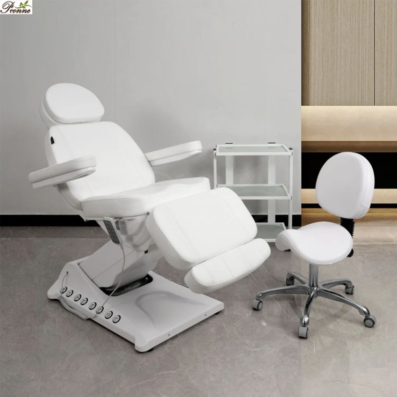 Spa Electric Couch Bed Manufacturer - High-quality Esthetix Luxury Beauty Salon Massage Facial Tattoo Chocolate