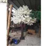 塑料樱花树源头工厂-粉色人造樱花树塑料婚礼装饰用