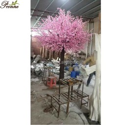 室内花树生产商-高品质人造塑料树婚礼装饰用