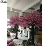 室内花树生产商-高品质人造塑料树婚礼装饰用