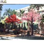 人造樱花树源头工厂-批发婚礼装饰人造室内