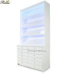 Polish Powder Cabinet Factory - Beauty Salon Store Wholesale Customized Antique Wooden Storage
