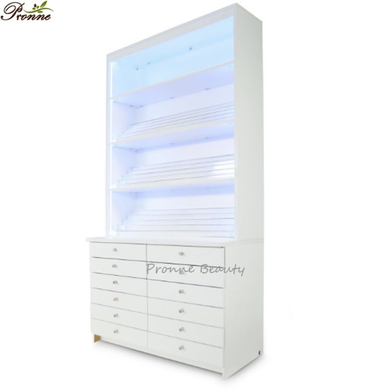 Polish Powder Cabinet Factory - Beauty Salon Store Wholesale Customized Antique Wooden Storage