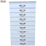 Wall Cabinet Factory - High End Modern Luxury Glossy Marble Top Black Gold LED Back with Onyx