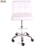 Nail Technician's Stools Manufacturer - Luxury Synthetic Leather Beauty Salon Round Pumpkin Pedicure