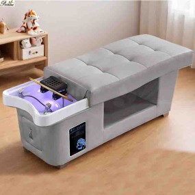 Wash Chair Manufacturer - Luxury Hair Salon Reclining with 360° Rotation Full Body Massage Function