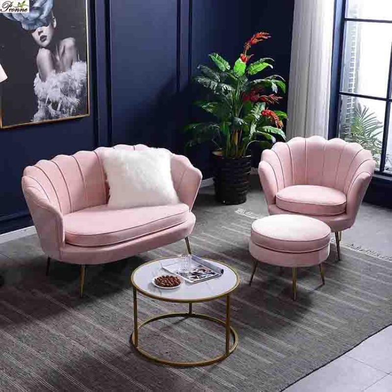 Reception Sofa Factory - Modern Luxury White Waiting Area Beauty Salon Waiting Couch