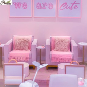 Foot Bowl Spa Chair Manufacturer - Pink Nails Spa Equipment Roayl Lash Beauty Pedicure