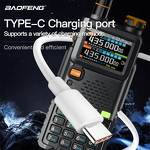 Ham Radio Manufacturer - UV-5RH Pro Max Air Band 10W AM FM Six Band 65-520MHz