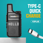 Analog Radio Manufacturer - Iradio V2 Plus 80 CH Channels 2.5W UHF/VHF DMR Ham