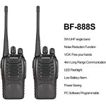 Walkie Talkie Manufacturer - BF-888S UHF 16CH 1500mAh Two Way Radio