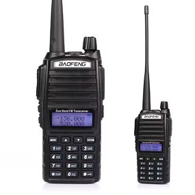 Walkie Talkie Manufacturer - BF UV-82 8W Dual Band UHF VHF PTT Long Range 10km