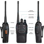 Walkie Talkie Manufacturer - BF-888S UHF 16CH 1500mAh Two Way Radio