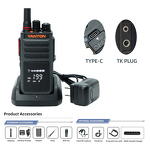 Analog Two-Way Walkie Talkie Manufacturer - YANTON T-800 5W IP67 Waterproof UHF