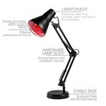 Red Light Therapy Lamp Manufacturer - Black Portable 150W Near Infrared