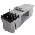 Shampoo Bed Manufacturer - Modern Synthetic Leather with Steam Spa Head