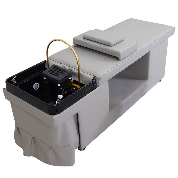 Shampoo Bed Manufacturer - Modern Synthetic Leather with Steam Spa Head