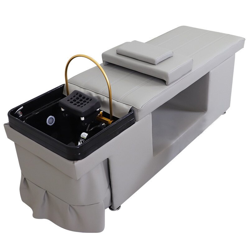 Shampoo Bed Manufacturer - Modern Synthetic Leather with Steam Spa Head