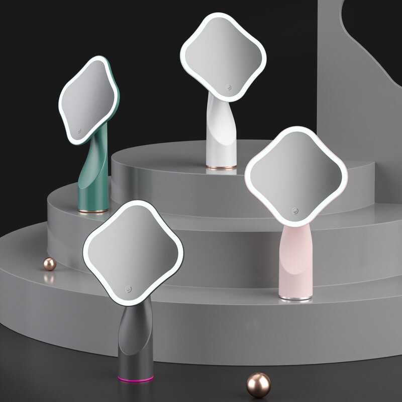 Makeup Mirror Manufacturer - LED Desktop with 360 Degree Rotation