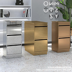 Salon Trolley Manufacturer - Luxury Modern Gold Drawer with Storage