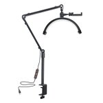 Salon Lamp Manufacturer - 12 Inch Half Moon 360 Degree Rotation