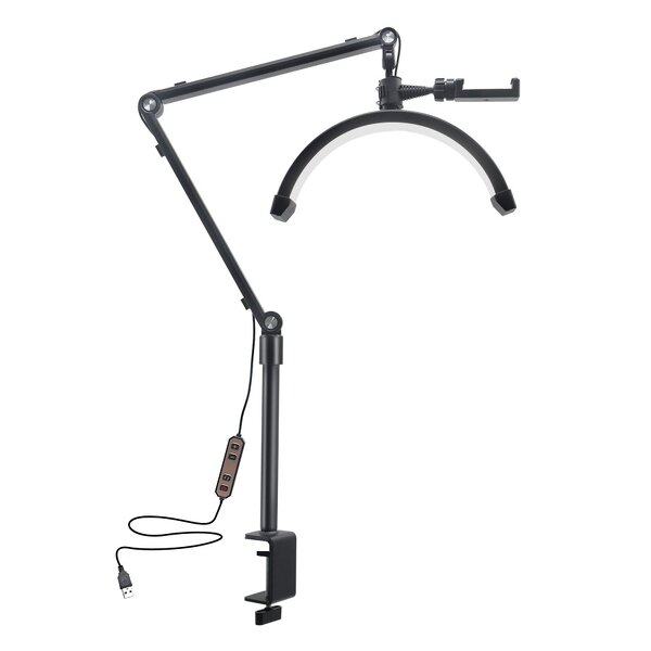 Salon Lamp Manufacturer - 12 Inch Half Moon 360 Degree Rotation