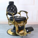 Barber Chair Manufacturer - Modern Portable Leather Green Metal