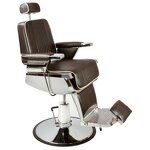 Barber Chair Manufacturer - Modern Leather Black Portable Metal