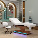 Massage Table Manufacturer - Custom 4 Motors Electric Wooden for Spa