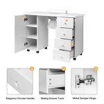 Nail Table Manufacturer - Modern Black with Dust Collector