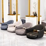 Barber Chair Manufacturer - Modern Luxury Black & Gold for Hair Salon