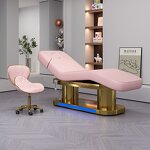 Beauty Bed Manufacturer - Custom King Size Golden Electric Adjustable