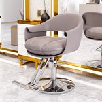 Barber Chair Manufacturer - Modern Luxury Black & Gold for Hair Salon