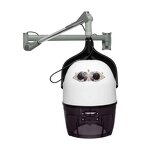 Hair Dryer Manufacturer - White Helmet Wall Mounted Adjustable