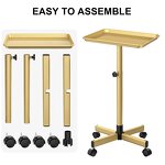 Tool Cart Manufacturer - Luxury Metal Pink Gold Tray Storage