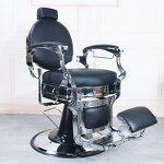 Barber Chair Manufacturer - Modern Portable Leather Green Metal